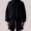 Oversize Pacsun Essentials Hoodie Black