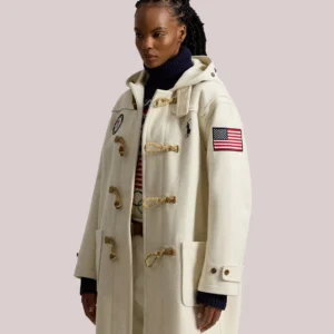 Polo Ralph Lauren Team USA Opening Ceremony Toggle Coat Cream