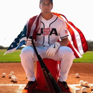 Team USA Roman Anthony Nike White Jersey