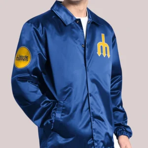 Seattle Mariners Starter Cooperstown Collection Point Man Full-Snap Coaches Jacket - Royal