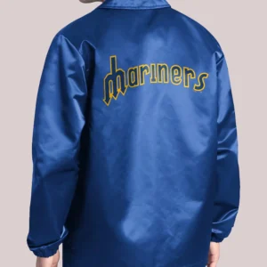 Seattle Mariners Cooperstown Point Man Royal Starter Jacket