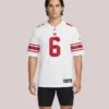 New York Giants Nike Jaxson Dart Game White Jersey