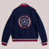 Unisex Tommy x Mercedes F1 x CR Back Logo Varsity Jacket