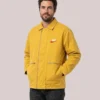 Shop Nike x Supreme Double Zip Quilted Work Zip-up Mustard Jacket