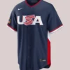 Team USA Baseball Navy Blue Jersey Kyle Schwarber