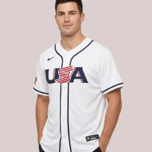 Team USA Bobby Witt Jr. World Baseball White Jersey