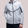 Nike Tech Fleece Texas Longhorns Full-Zip Windrunner Hoodie - Heather Gray
