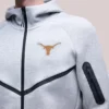 Texas Longhorns Nike Tech Fleece Full-Zip Windrunner Hoodie - Heather Gray