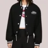 Buy Tommy Hilfiger Padded Cropped Varsity Bomber Jacket