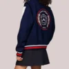 Tommy x Mercedes F1 x CR Back Logo Varsity Jacket