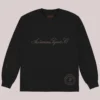 Travis Scott CJ x Audemars Piguet Le Brassus Long Sleeve Black Pullover Shirt