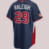 Team USA 2026 Baseball Cal Raleigh Navy Blue Jersey