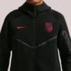 Team USA USMNT Nike 2026 Tech Fleece Windrunner Raglan Full-Zip Hoodie - Black