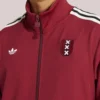 Unisex Adidas Originals Ajax 125th Anniversary Culturewear Zip-up Track Red Jacket