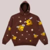 Unisex Minecraft Bee x Very Cool Pullover Brown Hoodie