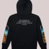 Who Decides War x EST Gee Stained Glass Hoodie Black