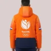 Milano Cortina 2026 Winter Olympics Opening Ceremony Team Netherlands Orange Hooded Jacket