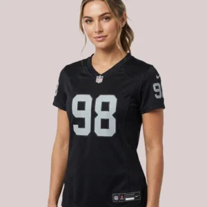 Women's Maxx Crosby Nike Las Vegas Raiders Black Jersey
