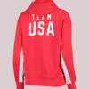 Women's Team USA Nike Fleece Pullover Hoodie Red
