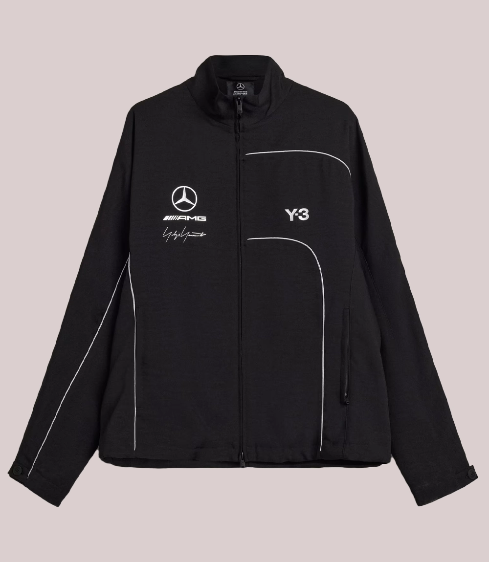 Y-3 Mercedes Track Black Jacket