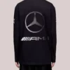 Mercedes x Y-3 AMG Petronas Chaos Logo Long Sleeve Black Shirt