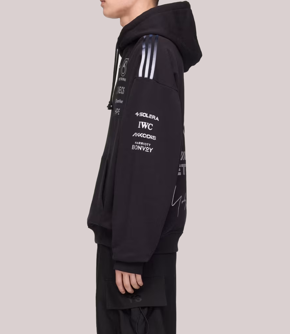 Mercedes Y-3 Team Black Hoodie