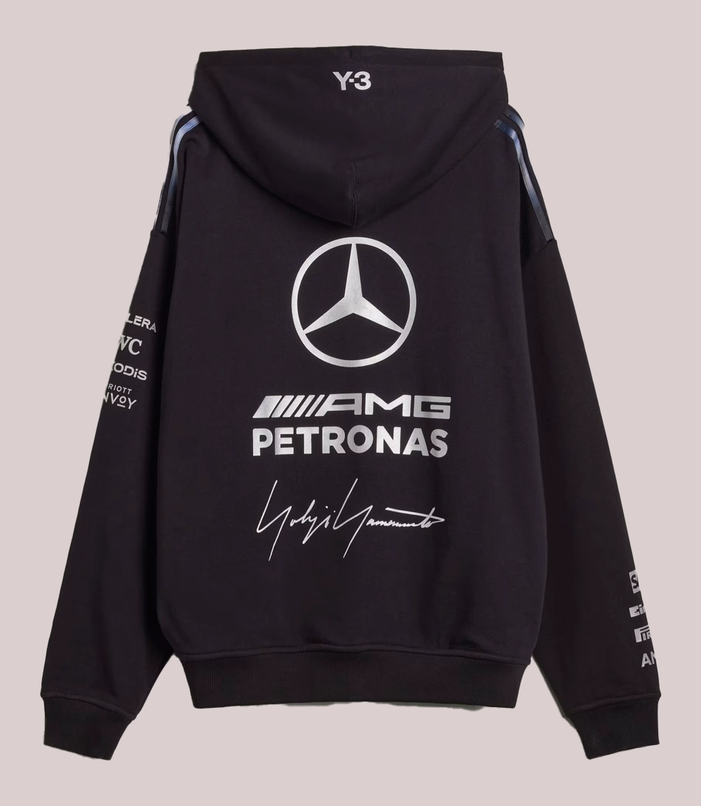 Mercedes Y-3 Team Hoodie Black