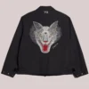 Mercedes x Y3 Petronas Black Zip-up Wolf Jacket