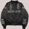 Shop Y3 X Amg X Mercedes-AMG Petronas F1 Logo-detail Bomber Black Jacket