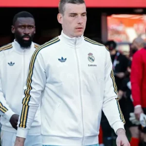 Adidas Real Madrid 2026 White Track Jacket