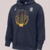 Michigan Wolverines Jordan Brand 2026 NCAA Men’s Basketball National Champions Locker Room Navy Hoodie
