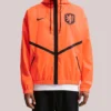 2026 Netherlands National Team Nike Anthem Dri-FIT Full-Zip Hooded Jacket Orange