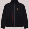 Unisex Aime Leon Dore x Porsche Nylon Black Zip-up Track Jacket
