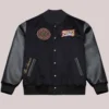 Philadelphia 76ers x Mitchell & Ness Allen Iverson Black Walk The Tunnel Varsity Jacket