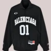 Dawn Staley Balenciaga Black Track Jacket