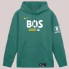 Boston Red Sox Nike Authentic Collection City Connect Therma-FIT Hoodie - Green