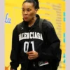Balenciaga 01 Dawn Staley UCLA National Championship Black Jacket