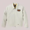 Dickies x Harley Davidson Quilted Lined Eisenhower White Cotton Jacket