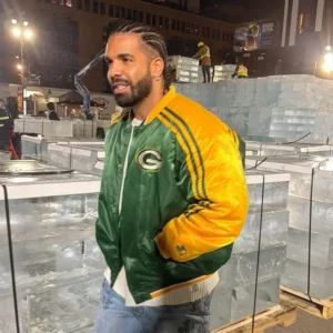 Toronto Superstar Green Bay Packers Drake Iceman Starter Jacket