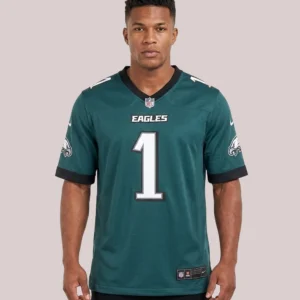 Makai Lemon Philadelphia Eagles Nike Green 2026 NFL Draft First Round Pick No. 20 Team Game Jersey