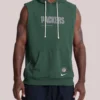 Nike Green Bay Packers Green Sideline Standard Issue Dri-FIT Sleeveless Hoodie