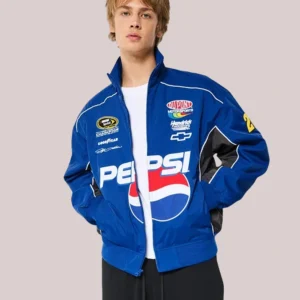 Hollister Pepsi NASCAR Racing Jacket Blue