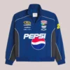 Hollister Pepsi NASCAR Graphic Zip-Up Racing Jacket Blue