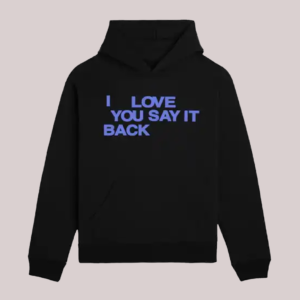 Lonely Ghost I Love You Say It Back Black Hoodie
