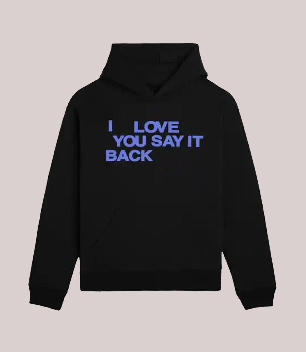 Lonely Ghost I Love You Say It Back Black Hoodie