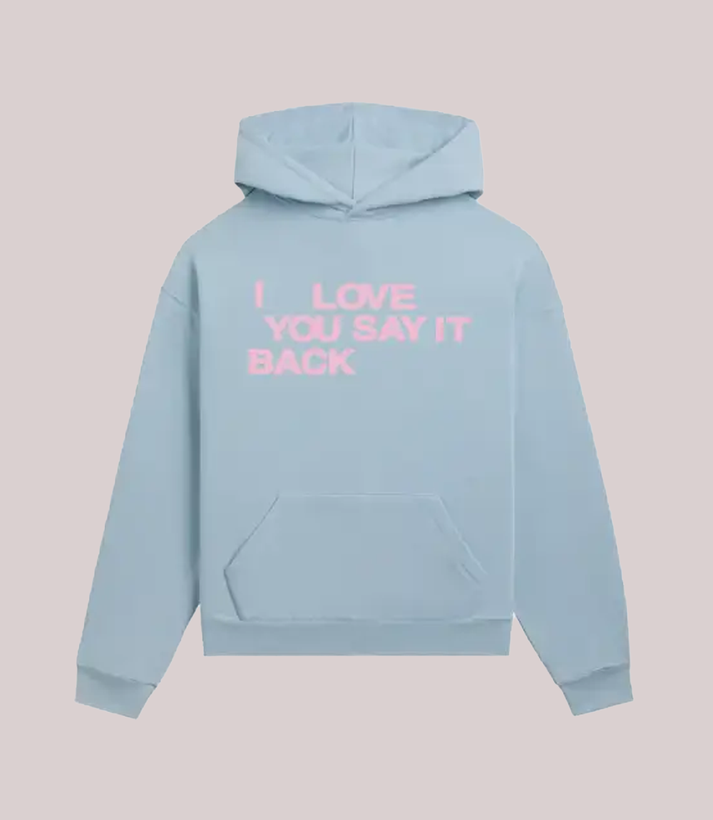Lonely Ghost I Love You Say It Back Pullover Fleece Hoodie