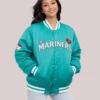 Michelle Villafuerte Seattle Mariners Hello Kitty Green Jacket