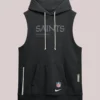 New Orleans Saints Nike Black Sideline Standard Issue Dri-FIT Sleeveless Hoodie