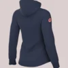 Women Nike Barça Tech Fleece Blue Jacket Hoodie