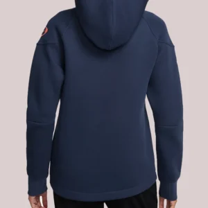 Women Nike Barça Tech Fleece Blue Hooded Jacket